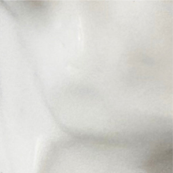 Frost glaze swatch, gloss bright white ceramic finish for pet memorial urn